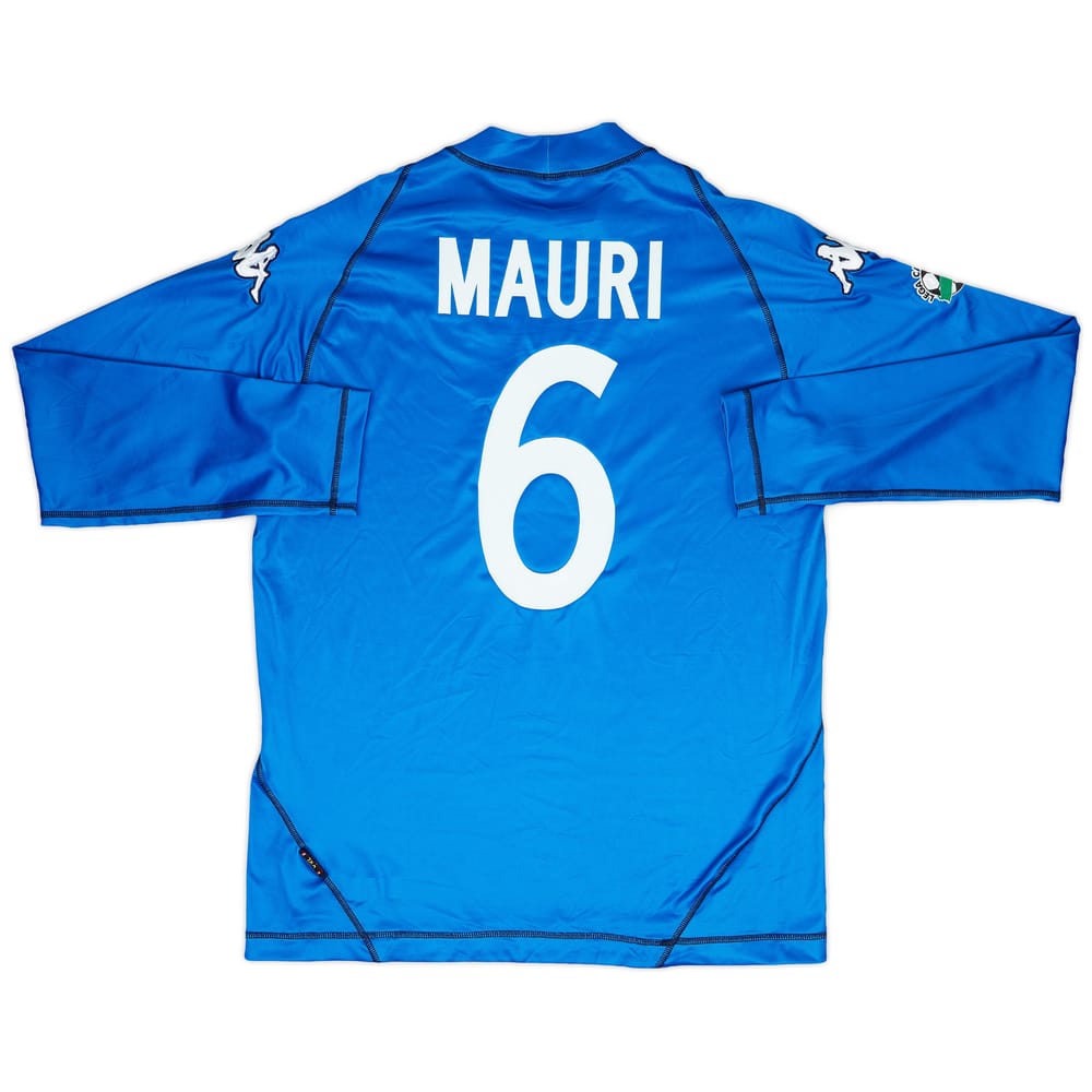 2003-04 Brescia Match Worn Home Shirt Mauri #6