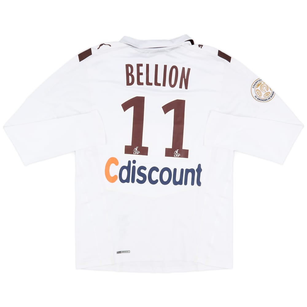 2009-10 Bordeaux Match Issue Away L/S Shirt Bellion #11
