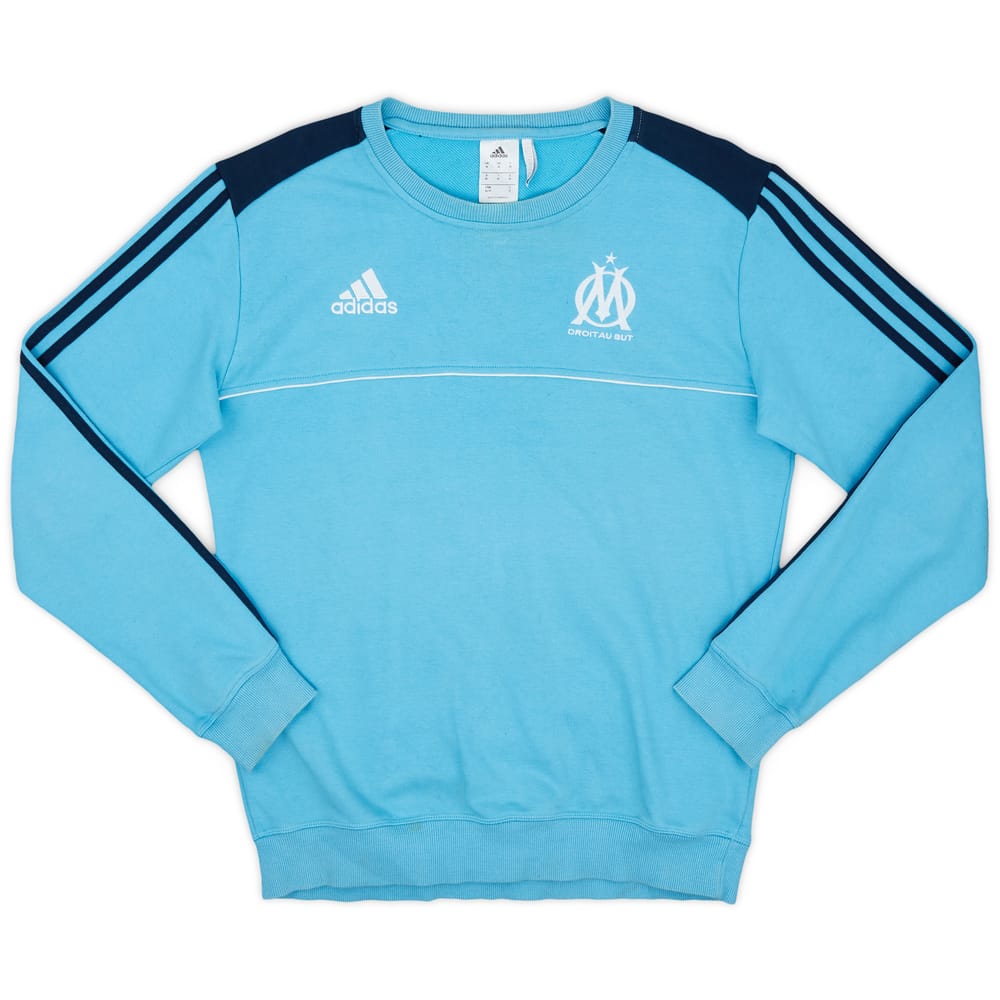 2017-18 Olympique Marseille adidas Sweat Top - 6/10 - (M)