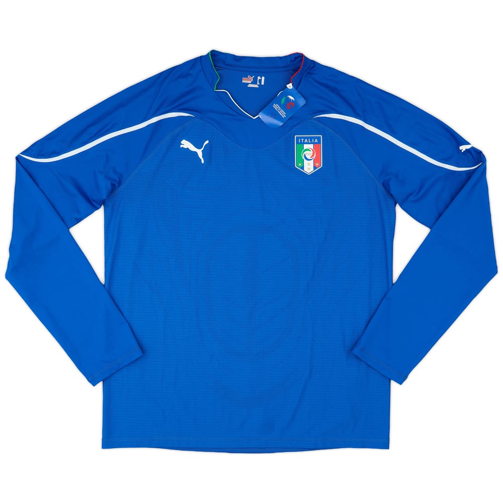 2010-12 Italy Player Issue Home L/S Shirt (3XL)