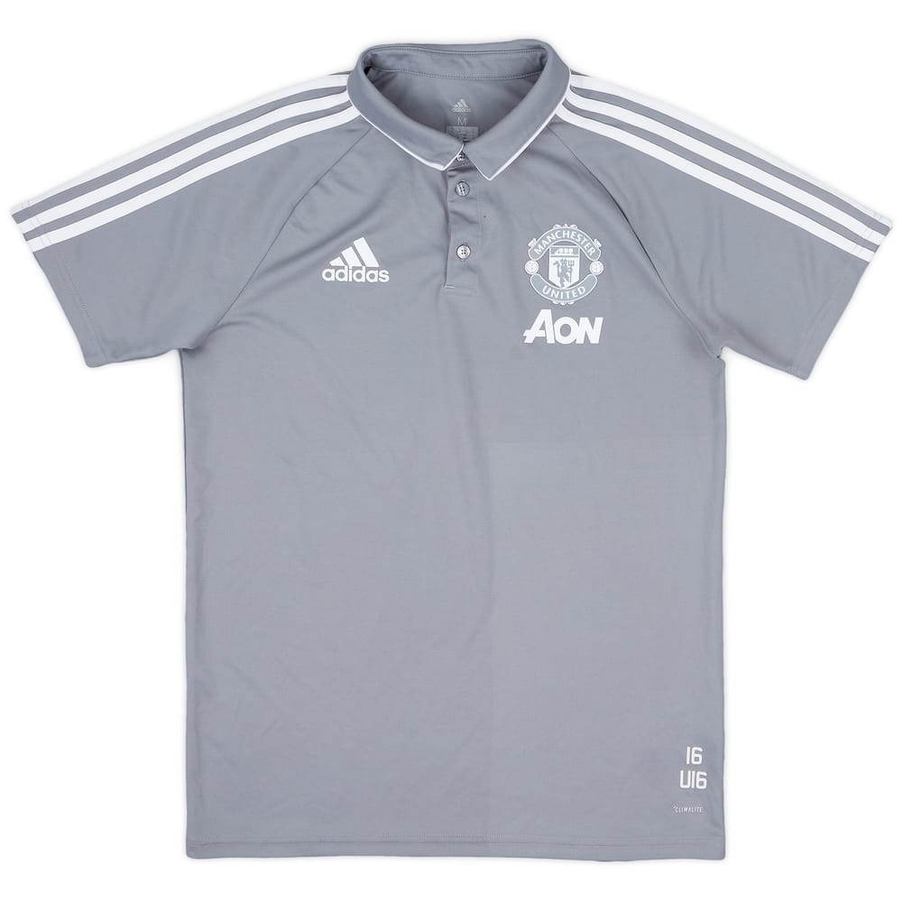 2017-18 Manchester United adidas Polo Shirt - 9/10 - (M)