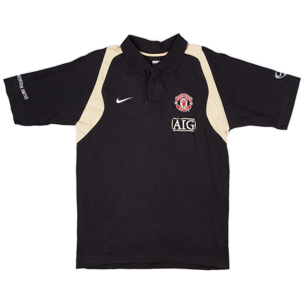 2006-07 Manchester United Nike Polo Shirt - 9/10 - (M)