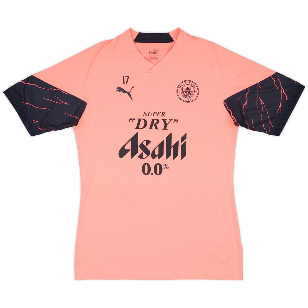 2023-24 Manchester City Player Issue Pro Training Shirt #17 (De Bruyne) - 7/10 - (M)