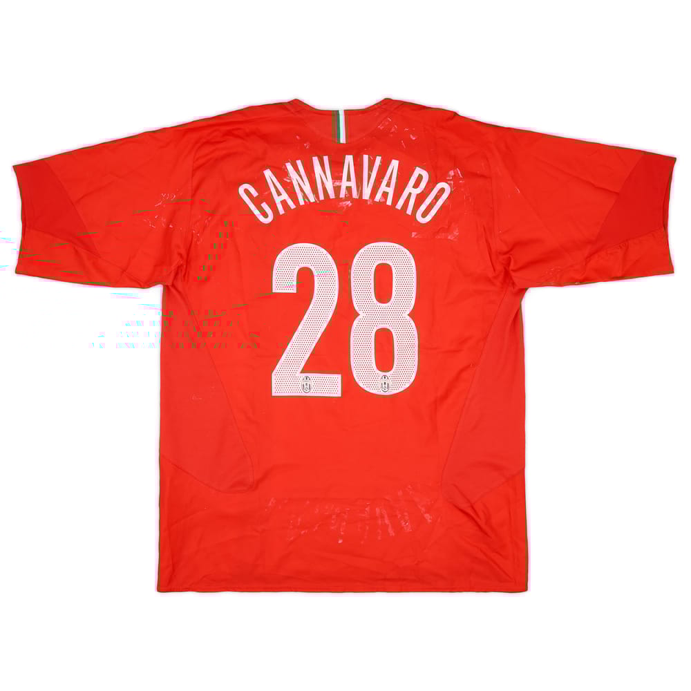 2005-06 Juventus Away Shirt Cannavaro #28 - 4/10 - (XL)
