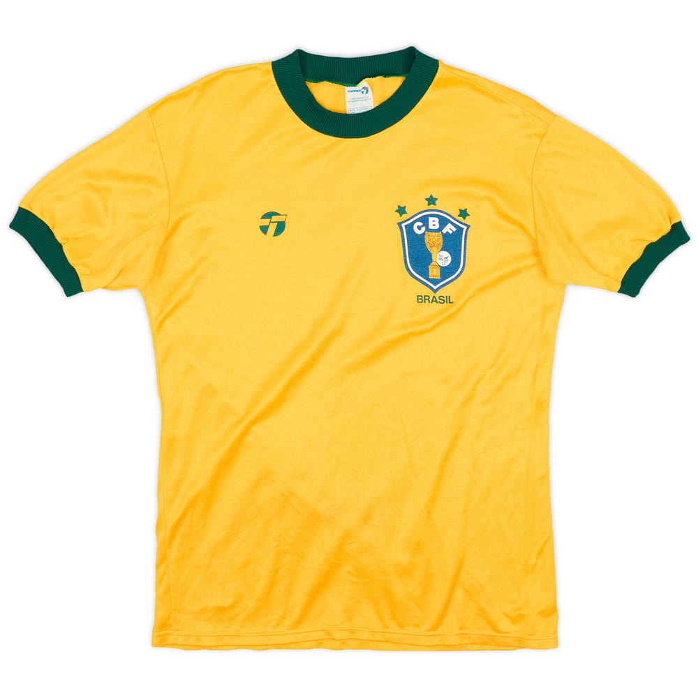 1982-85 Brazil Home Shirt - 8/10 - (S)