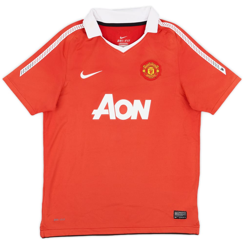 2010-11 Manchester United Home Shirt - 6/10 - (L.Boys)