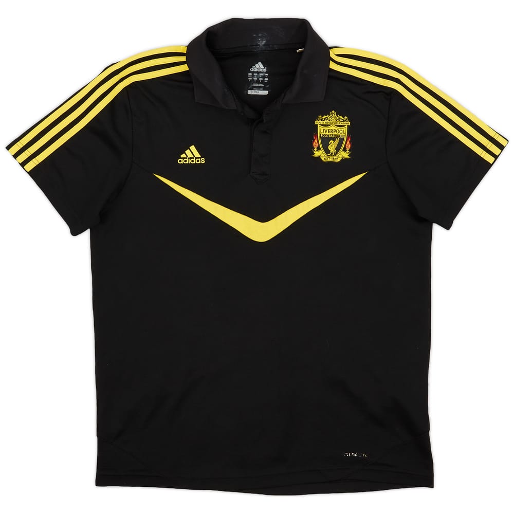 2010-11 Liverpool adidas Polo Shirt - 8/10 - (M/L)