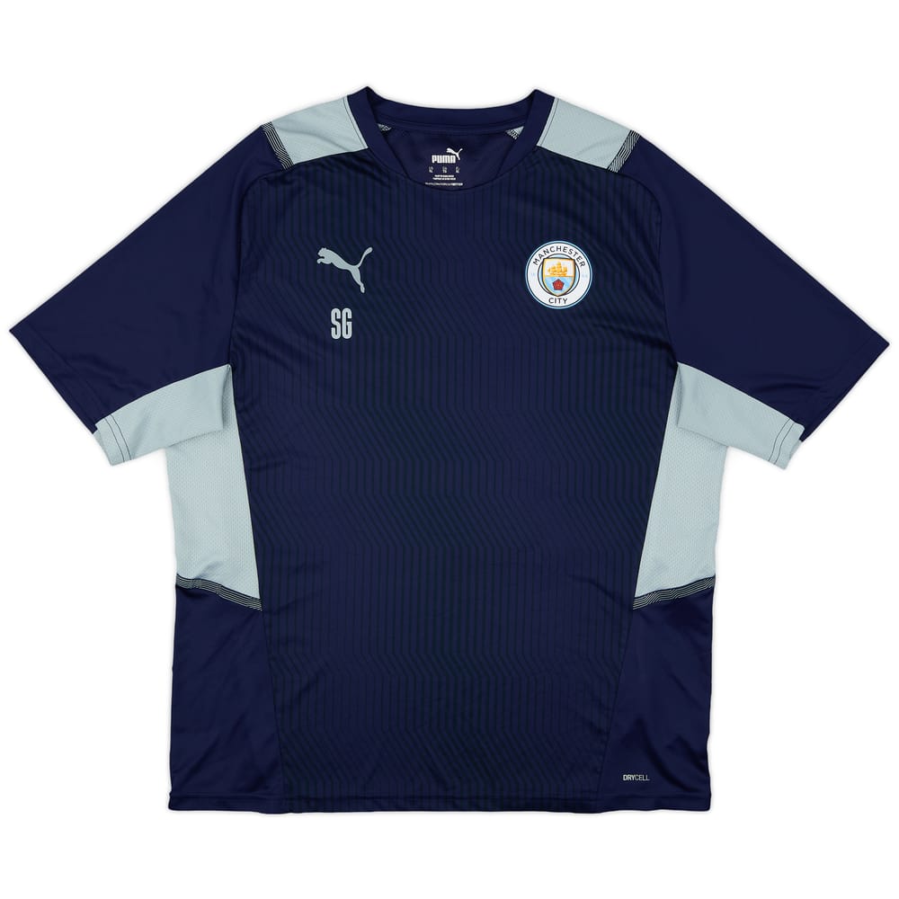 2021-22 Manchester City Staff Issue Puma Training Shirt SG - 5/10 - (XL)