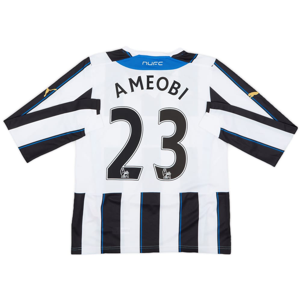 2013-14 Newcastle Home L/S Shirt Ameobi #23 (XL.Boys)