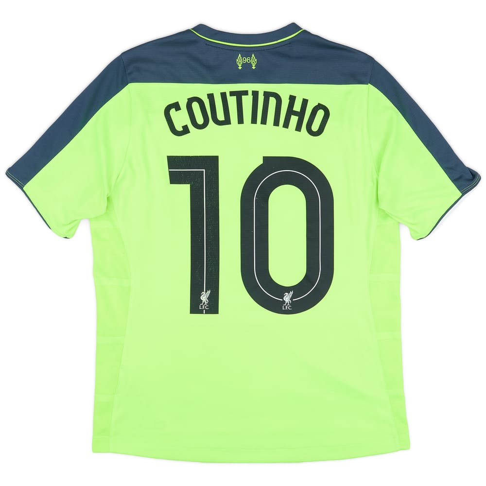 2016-17 Liverpool Third Shirt Coutinho #10 - 5/10 - (S)