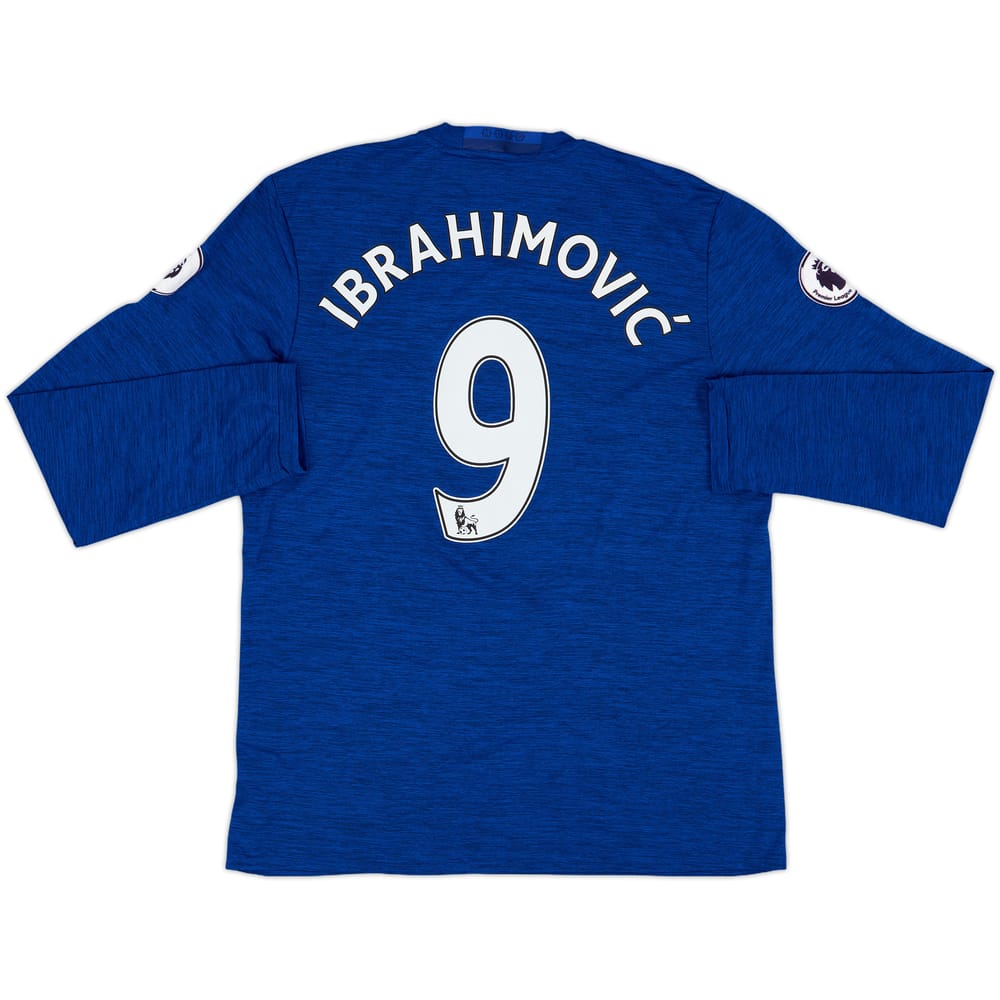 2016-17 Manchester United Away L/S Shirt Ibrahimovic #9 - 10/10 - (L)