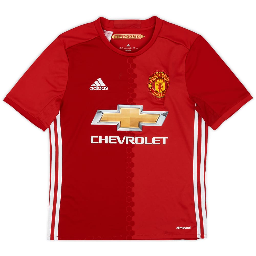 2016-17 Manchester United Home Shirt - 6/10 - (L.Boys)