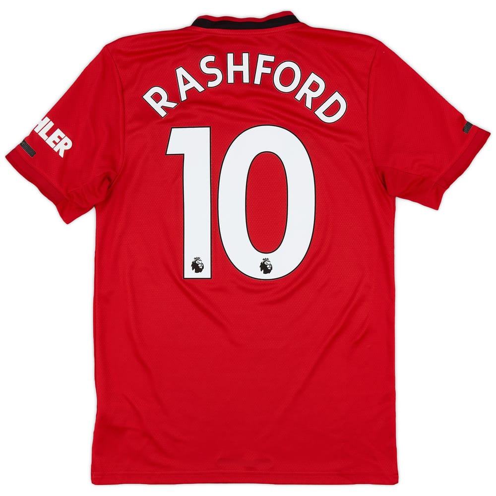 2019-20 Manchester United Home Shirt Rashford #10 - 9/10 - (S)