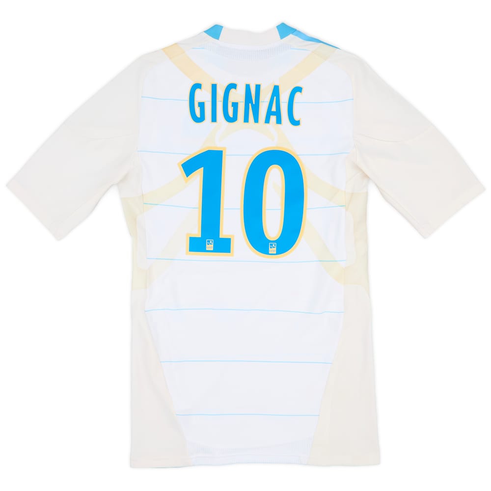 2010-11 Olympique Marseille Player Issue TechFit Home Shirt Gignac #10 - 6/10 - (L)