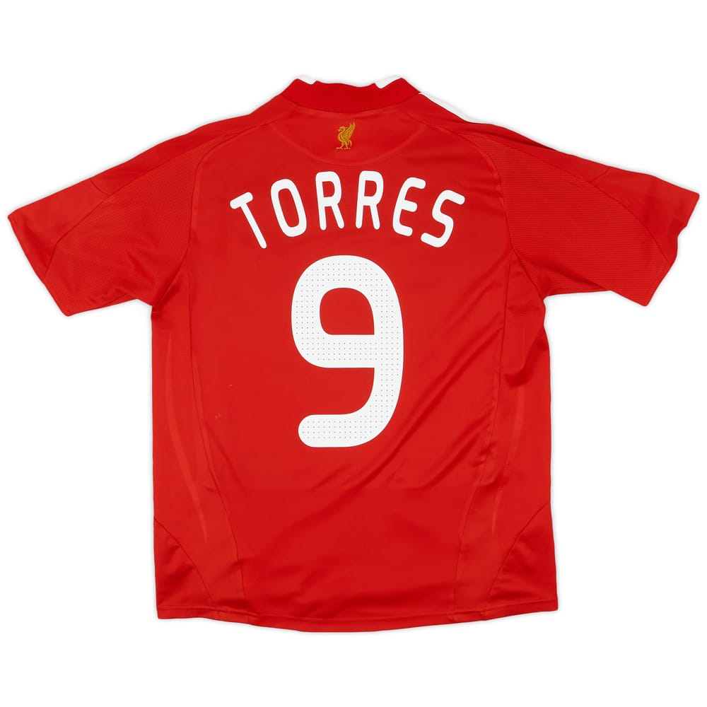 2008-10 Liverpool Home Shirt Torres #9 - 7/10 - (L)