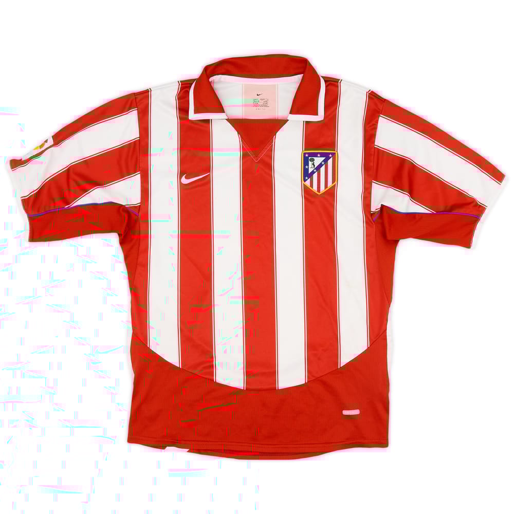 2003-04 Atletico Madrid Home Shirt - 7/10 - (S)