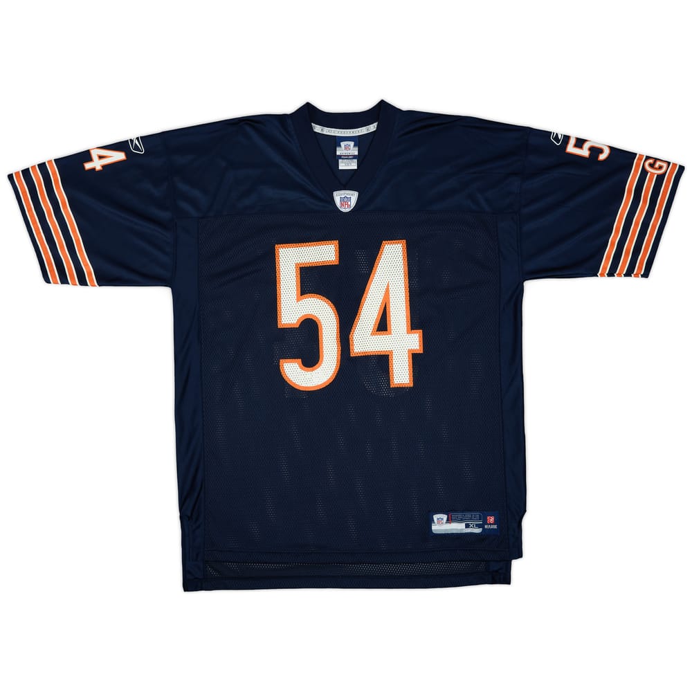 2007 Chicago Bears Urlacher #54 Reebok On Field Home Jersey - 9/10 - (XL)