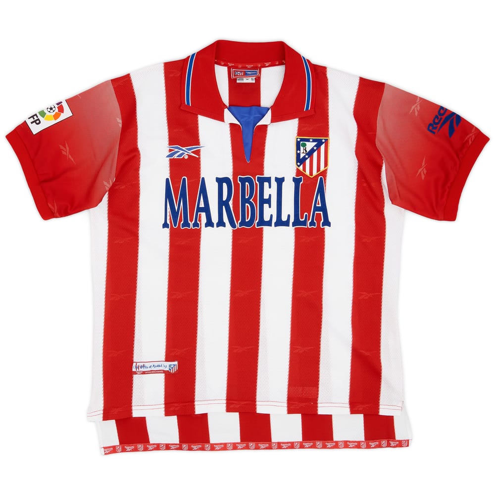 1998-99 Atletico Madrid Home Shirt - 7/10 - (M)