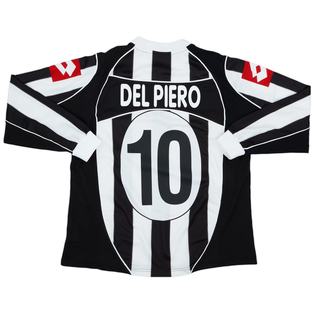 2002-03 Juventus Home L/S Shirt Del Piero #10 - 7/10 - (L)