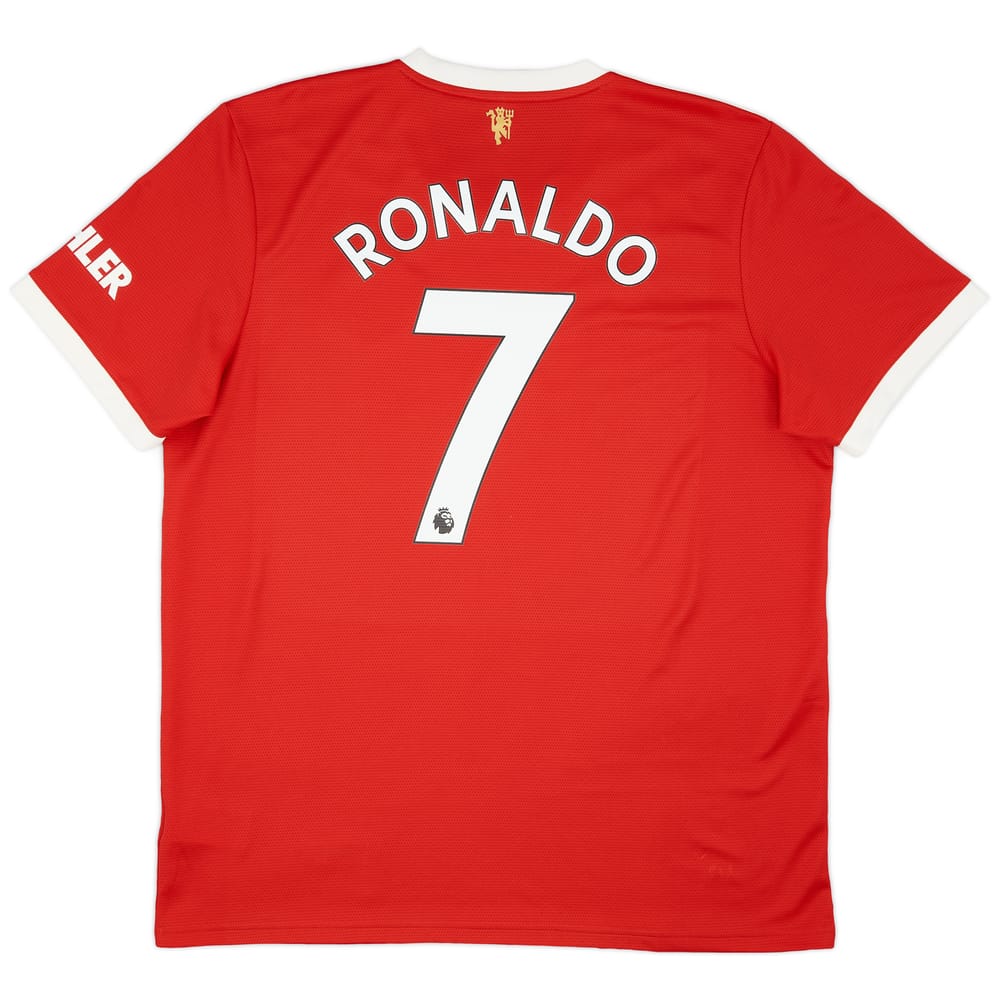 2021-22 Manchester United Home Shirt Ronaldo #7 - 8/10 - (XL)