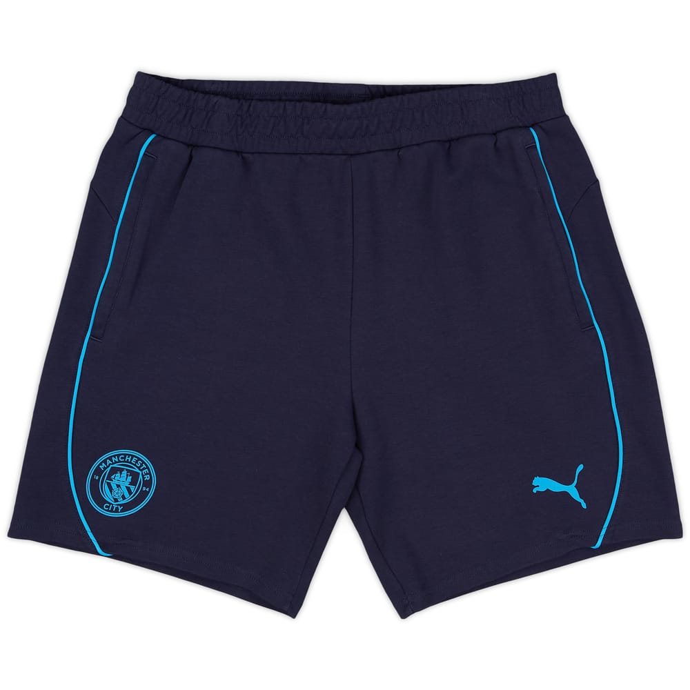 2024-25 Manchester City Puma Casual Shorts - As New - (L)
