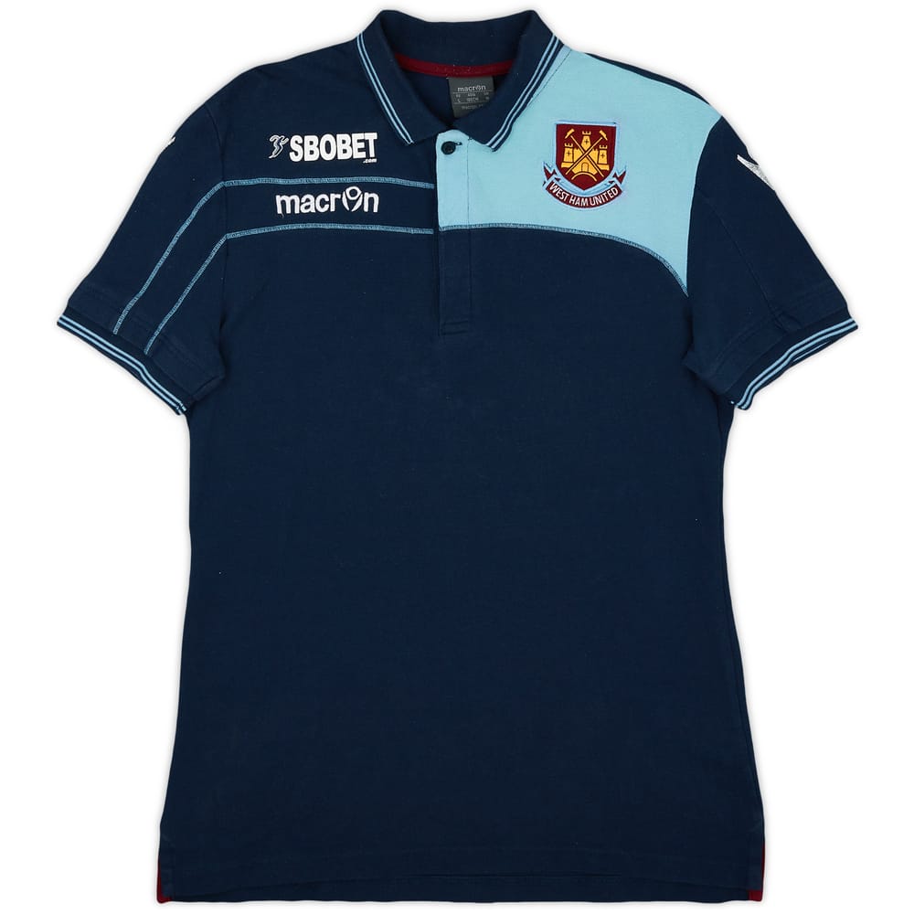 2010-11 West Ham Macron Polo Shirt - 7/10 - (M)
