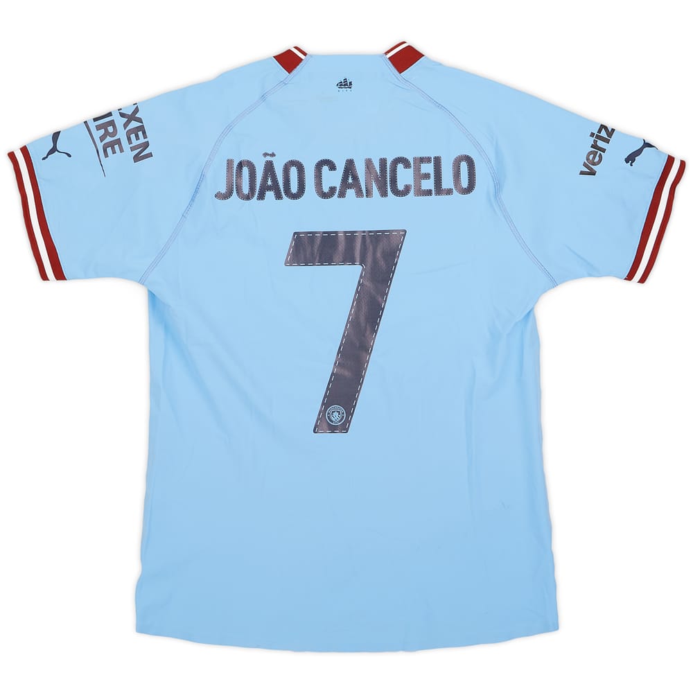 2022-23 Manchester City Match Issue Home Shirt Joao Cancelo #7