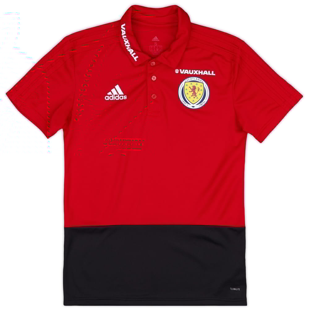 2017-18 Scotland adidas Polo T-Shirt - As New - (S)