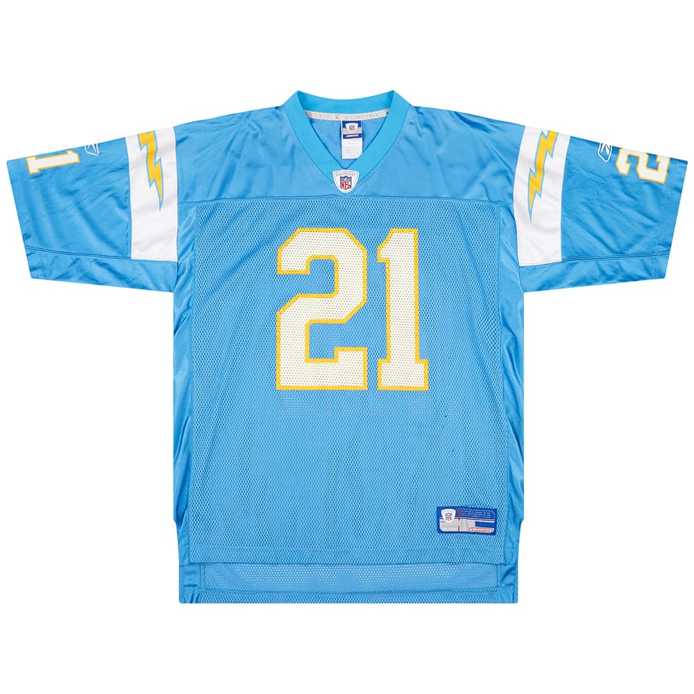 2002-04 San Diego Chargers Tomlinson #21 Reebok On Field Alternate Jersey (Very Good) XXL