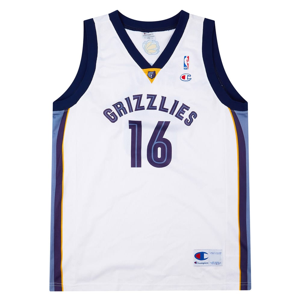 2004-08 Memphis Grizzlies Gasol #16 Champion Home Jersey (Excellent) XXL