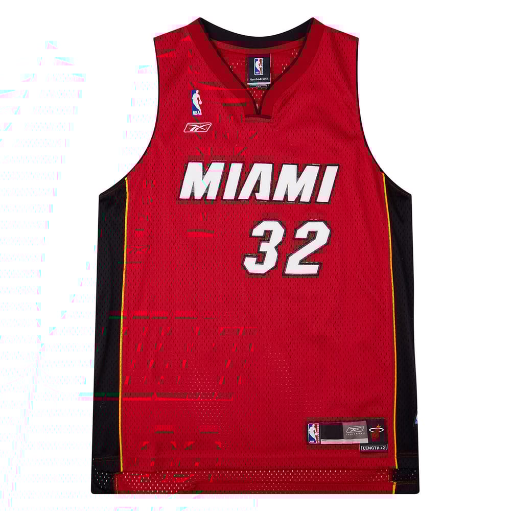 2004-06 Miami Heat O'Neal #32 Reebok Swingman Alternate Jersey (Very Good) M