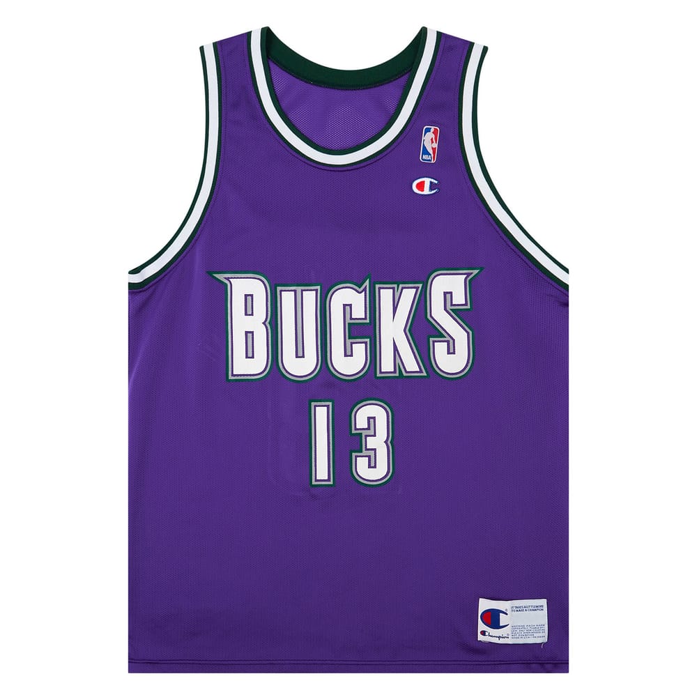 1994-95 Milwaukee Bucks Robinson #13 Champion Away Jersey (Very Good) XL