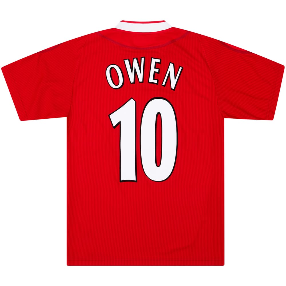 2002-04 Liverpool Home Shirt Owen #10 - 6/10 - XL