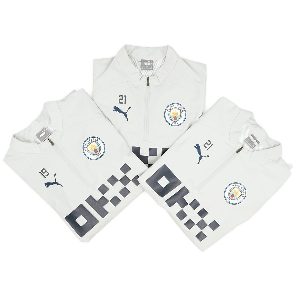 2022-23 Manchester City Player Issue 1/4 Zip All-Weather Top # - 7/10 - (M)