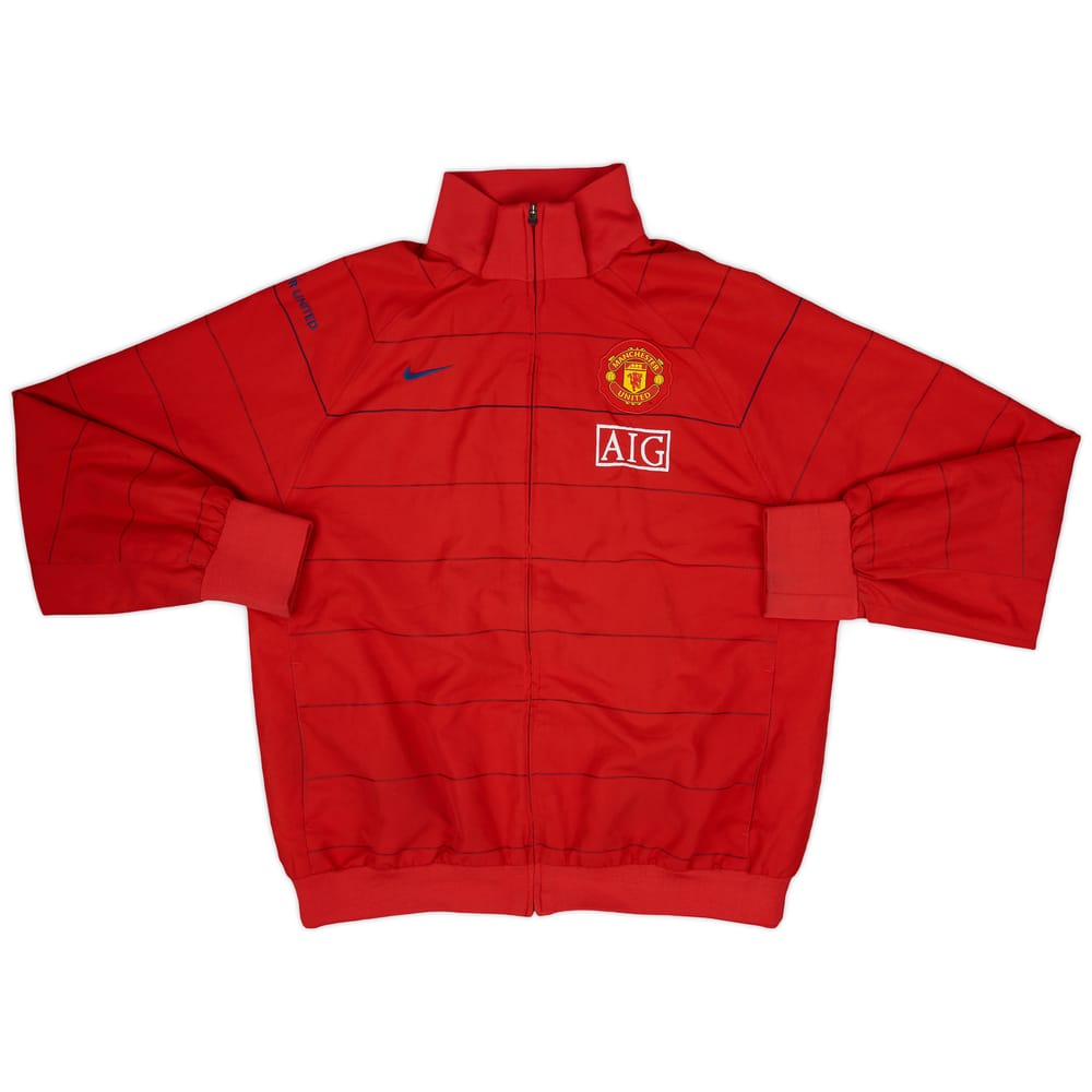 2008-09 Manchester United Nike Track Jacket - 8/10 - (XL)