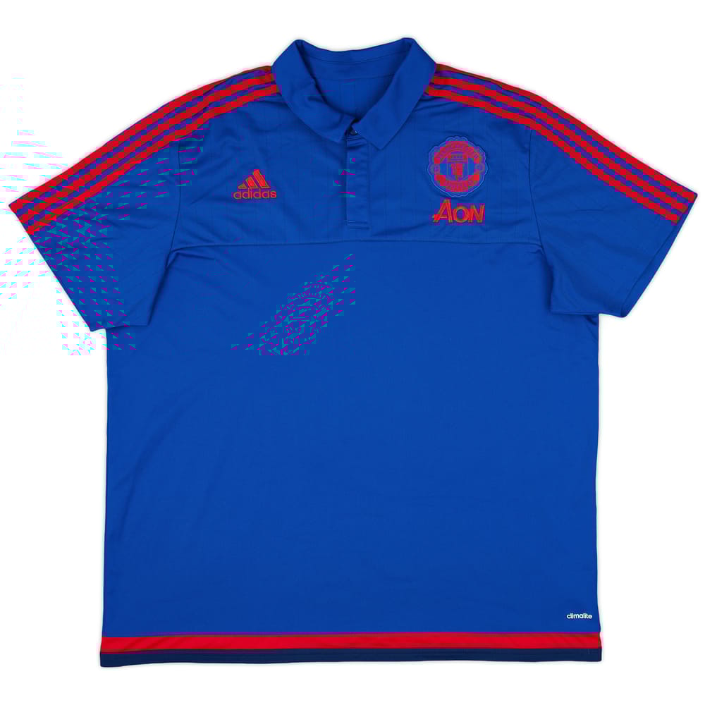 2015-16 Manchester United adidas Polo Shirt - 10/10 - (XXL)
