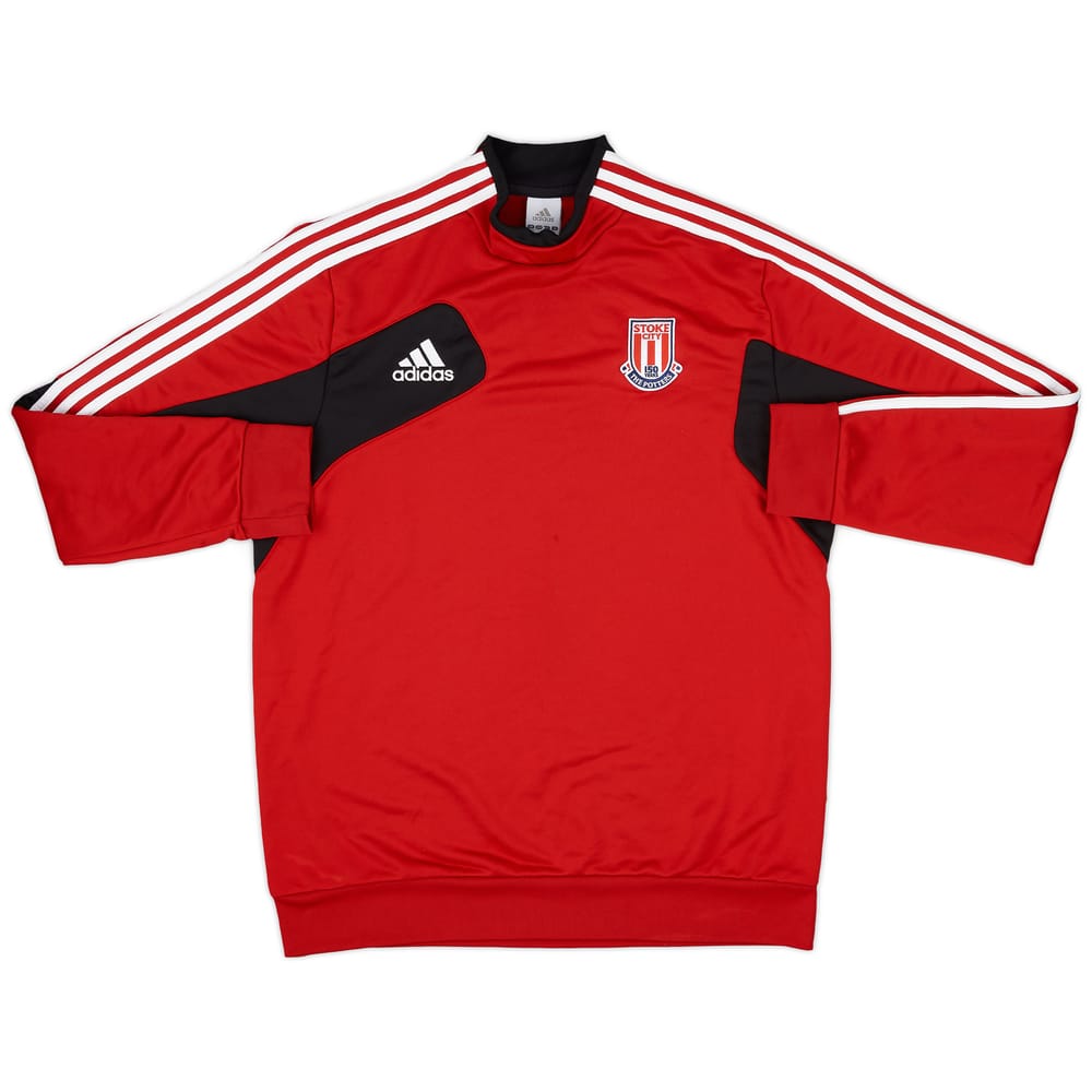 2011-12 Stoke City adidas Sweat Top - 8/10 - (L)