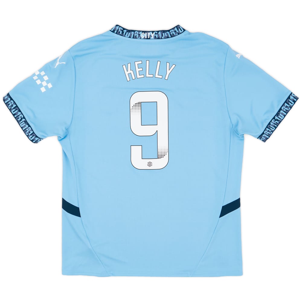 2024-25 Manchester City Women's Home Shirt Kelly #9 (Unisex Fit)