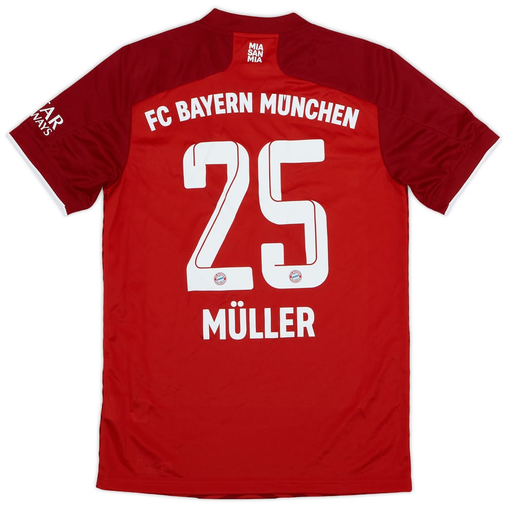 2021-22 Bayern Munich Home Shirt Muller #25 (S)