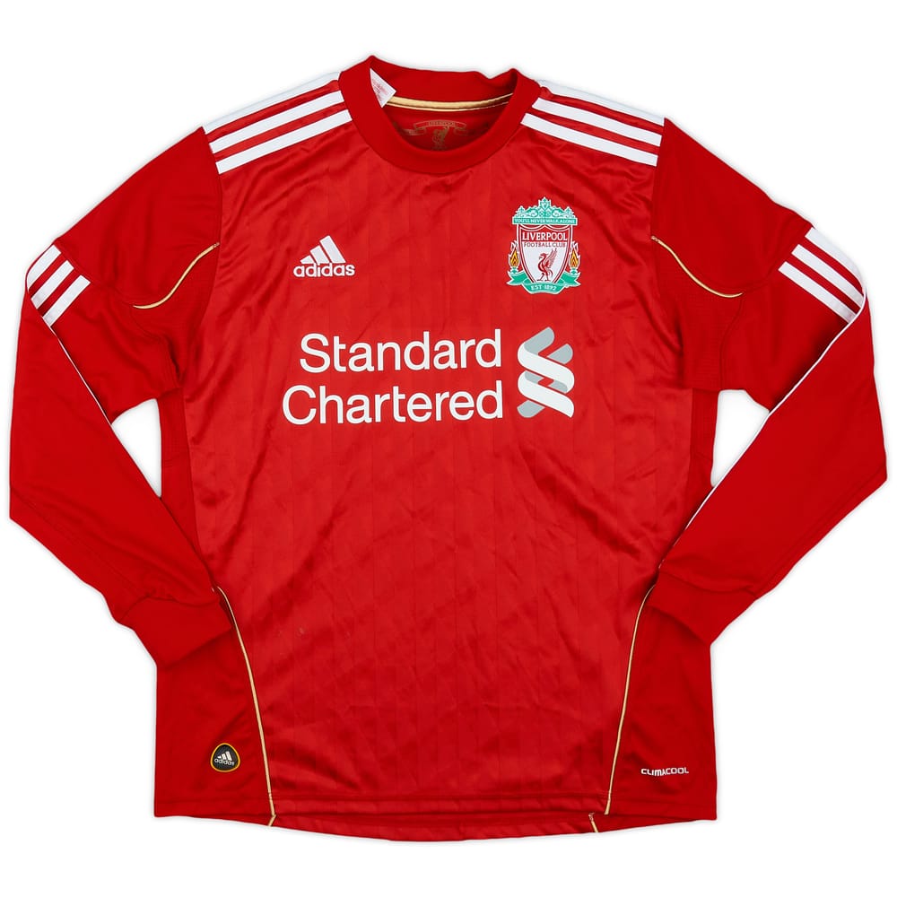 2010-12 Liverpool Home L/S Shirt - 7/10 - (L.Boys)
