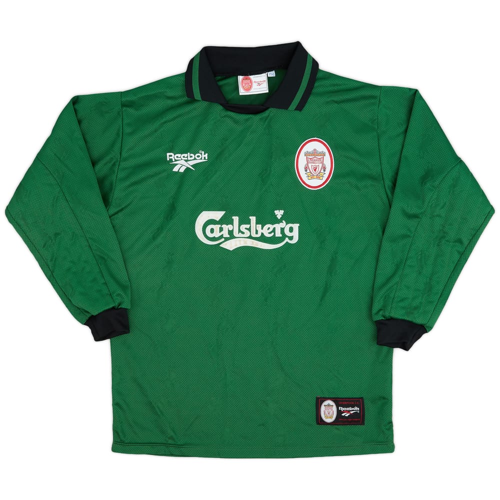 1996-97 Liverpool GK Shirt - 9/10 - (Y)