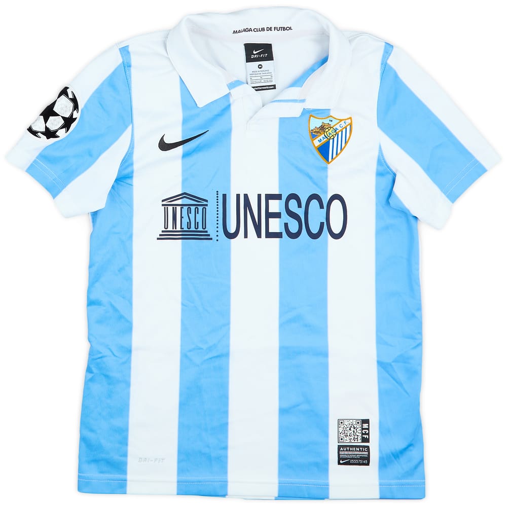 2012-13 Malaga CL Home Shirt - 7/10 - (M.Boys)