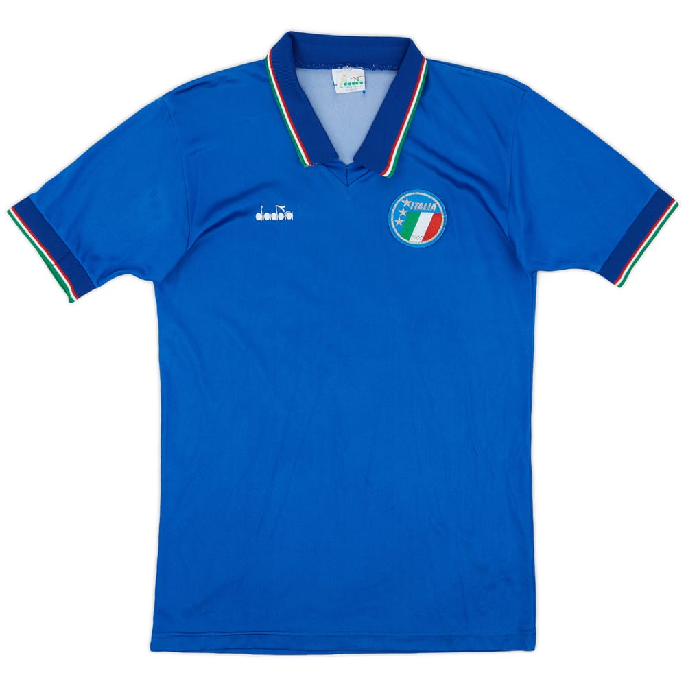 1986-90 Italy Home Shirt #4 - 8/10 - (M)