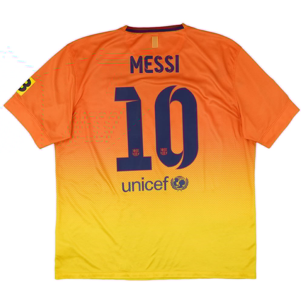 2012-13 Barcelona Away Shirt Messi #10 - 6/10 - (XL)