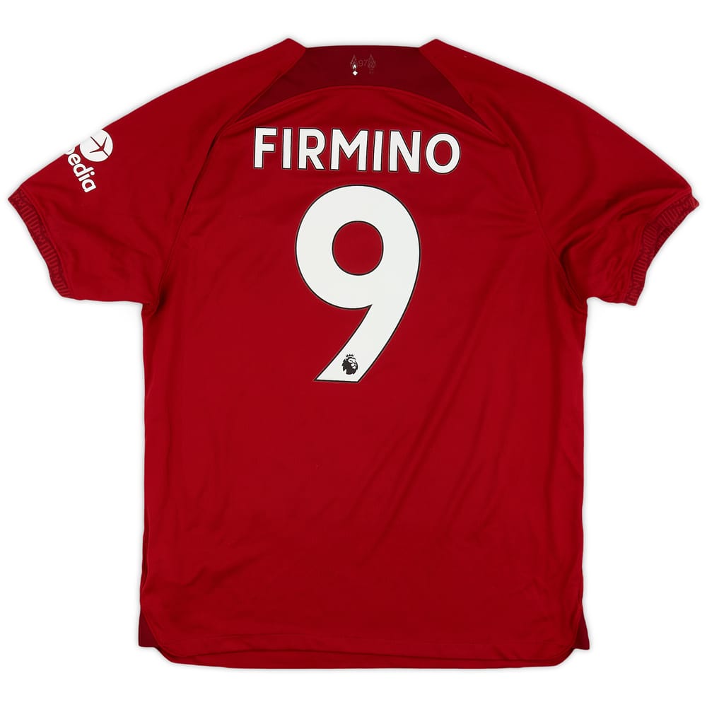 2022-23 Liverpool Home Shirt Firmino #9 - 7/10 - (L)