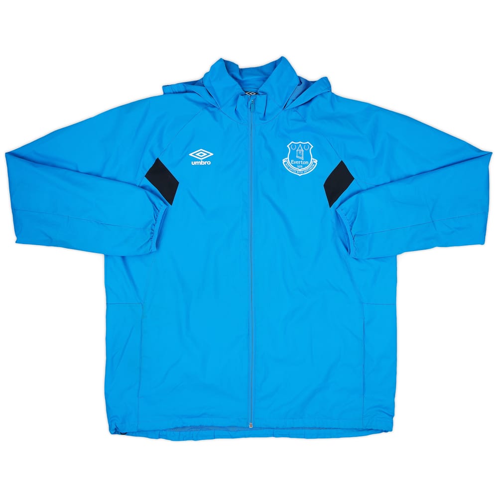 2016-17 Everton Umbro Hooded Rain Jacket - 9/10 - (XXL)