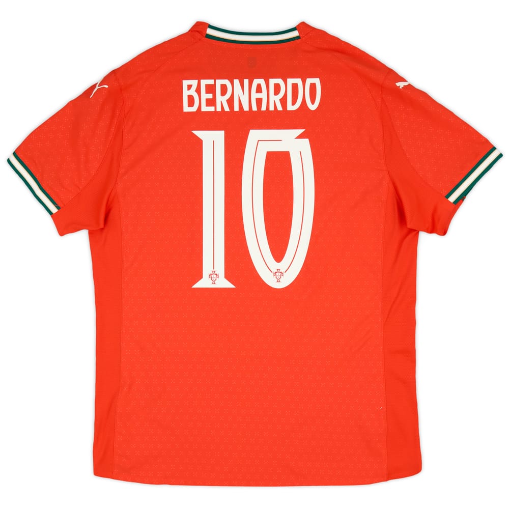 2025-26 Portugal Authentic Home Shirt Bernardo #10