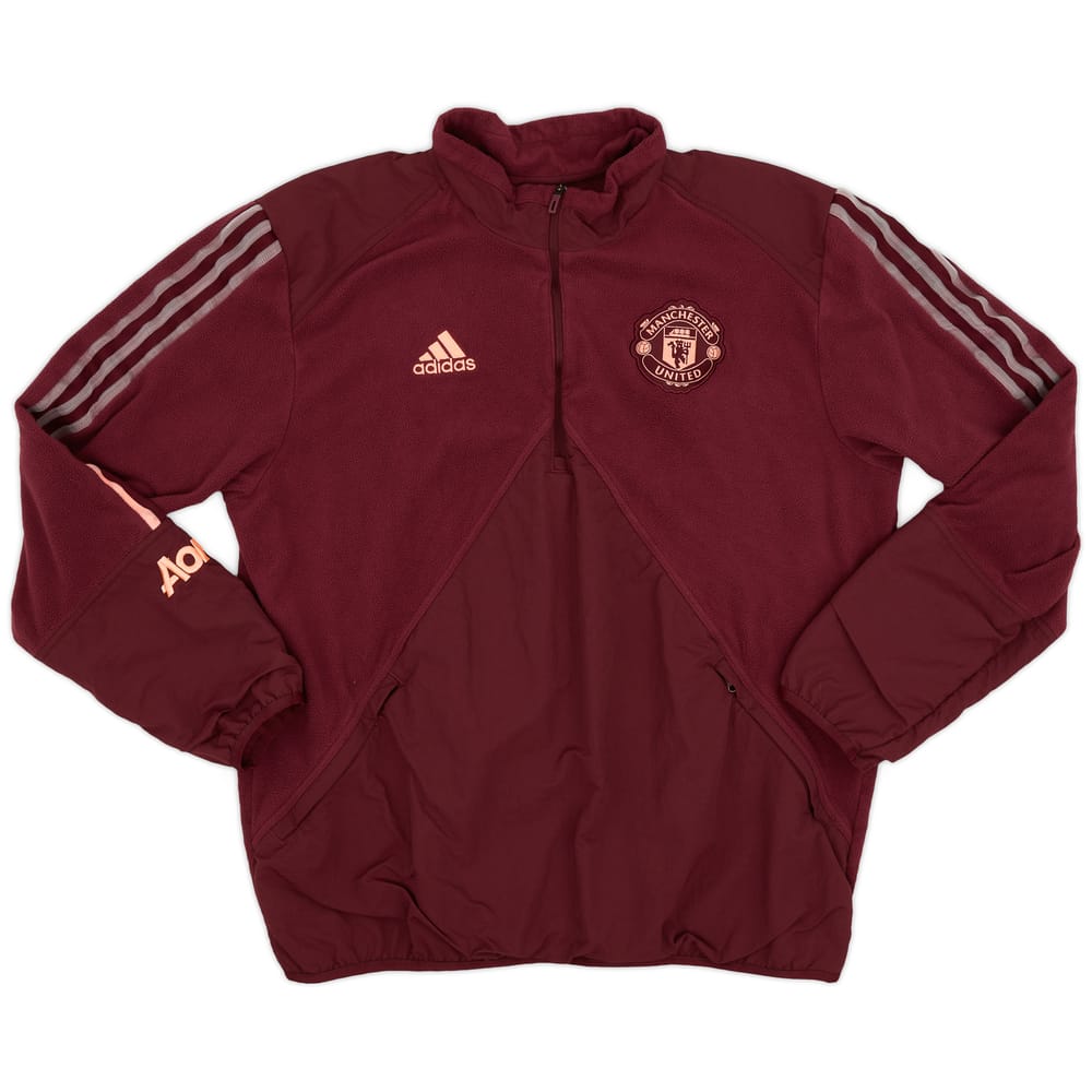 2020-21 Manchester United adidas Fleece Top - 9/10 - (L)
