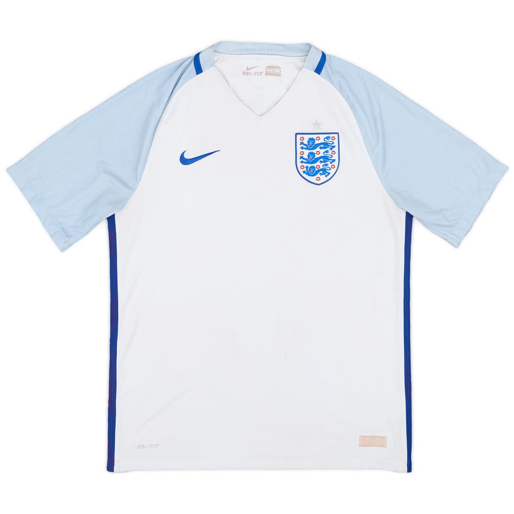 2016-17 England Home Shirt - 4/10 - (M)