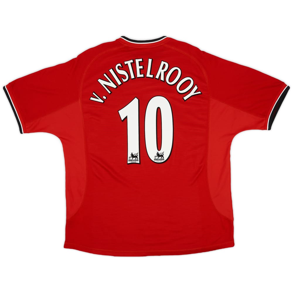 2000-02 Manchester United Home Shirt V.Nistelrooy #10 - 9/10 - (XXL)